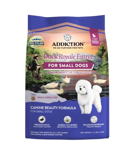 Addiction Dry Dog Food (Duck Royale Entree For Small Dogs)