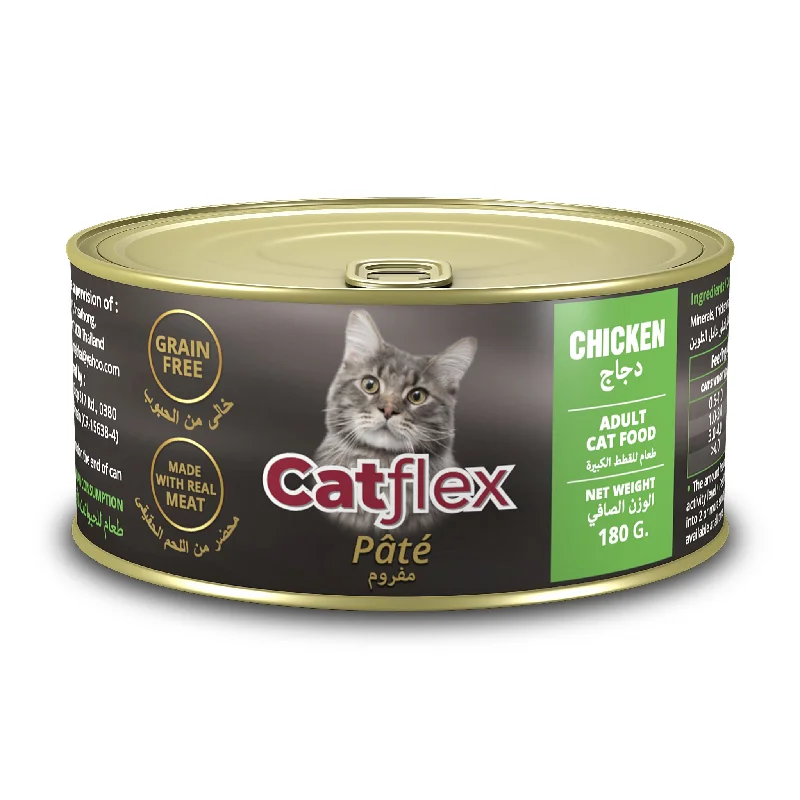 CATFLEX  CANNED CATFOOD PATE WITH CHICKEN 180GR