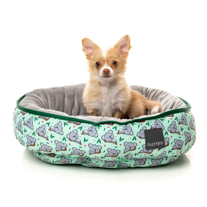 [15% OFF] Fuzzyard Dreamtime Koalas Reversible Dog Bed (3 Sizes)