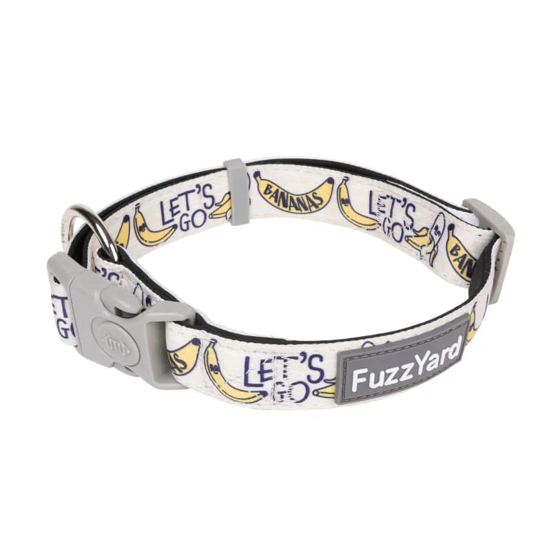 [15% OFF] Fuzzyard Go Bananas Dog Collar (3 Sizes)