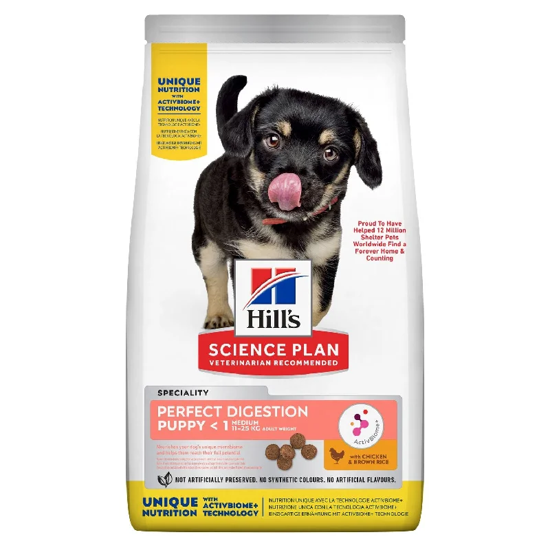 Hill's Perfect Digestion Medium Puppy <1 with Chicken & Brown Rice