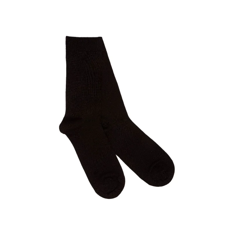 Jet Black Bamboo Socks, Set of 3