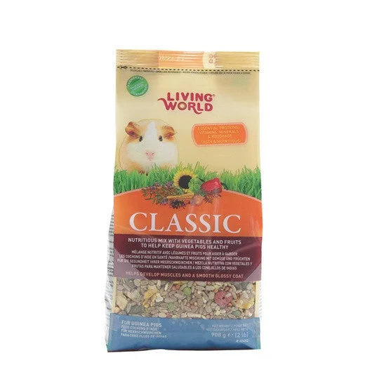 Living World Classic Guinea Pig Food; Available in 2 sizes