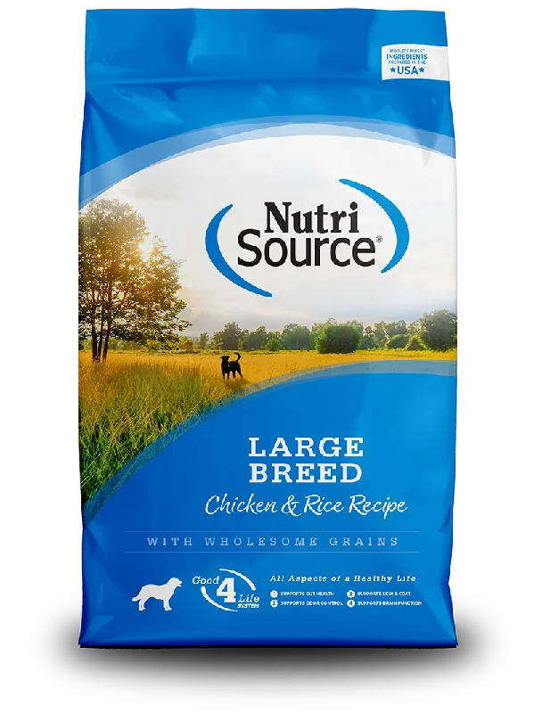 Nutrisource Lg Breed Chicken and Rice 26lb