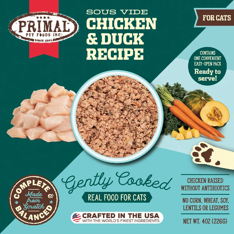 Primal Gently Cooked Cat Chicken 4 oz