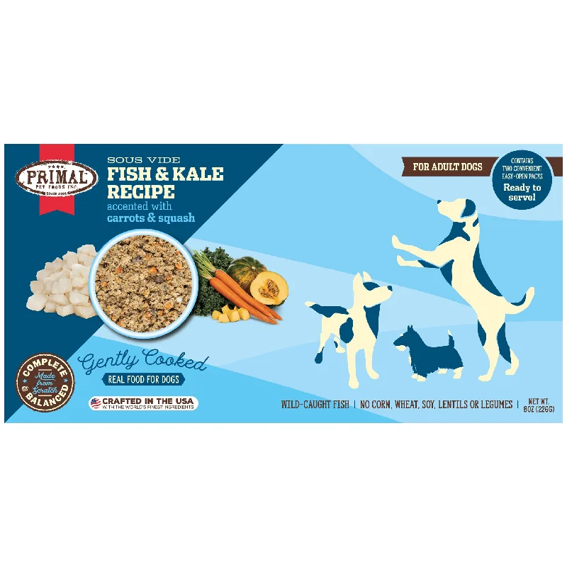 Primal Gently Cooked Dog Fish 8 oz