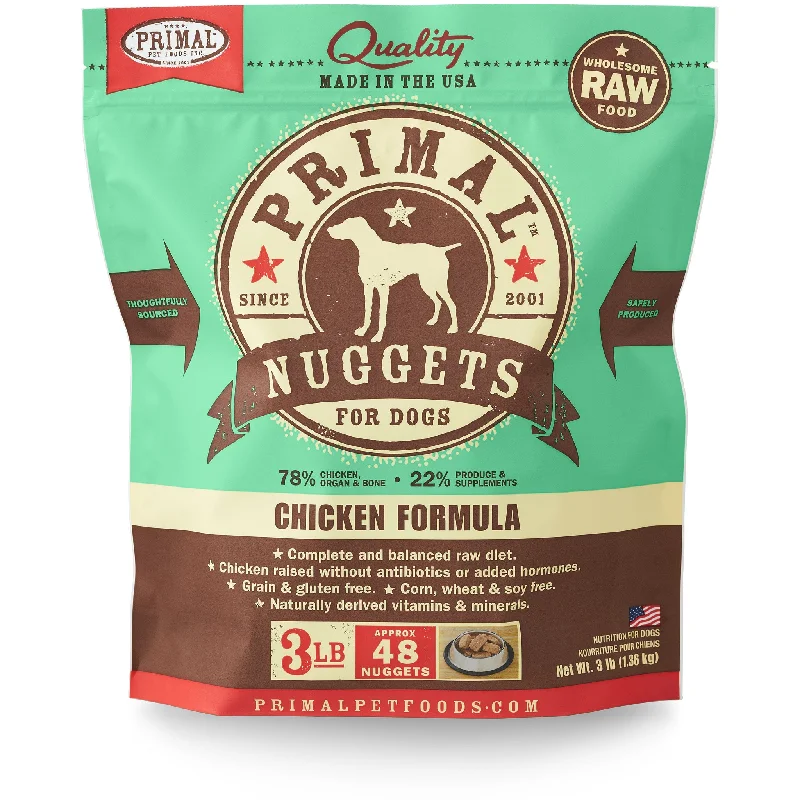 Primal Raw Dog Chicken 3 lbs