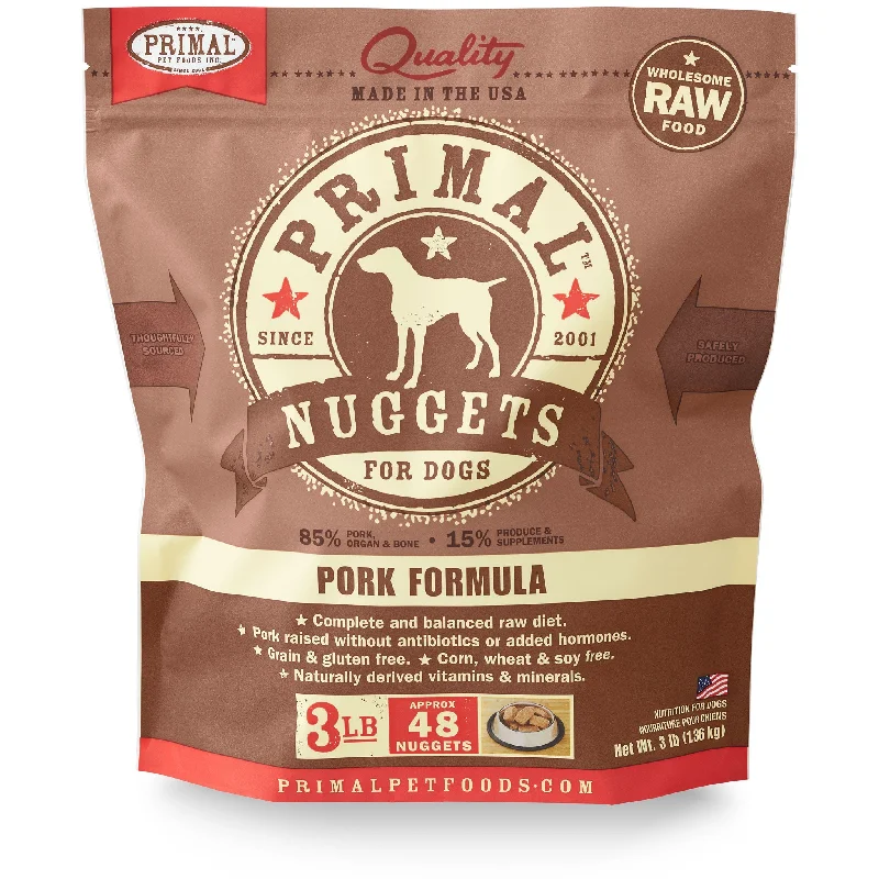 Primal Raw Dog Pork 3 lbs