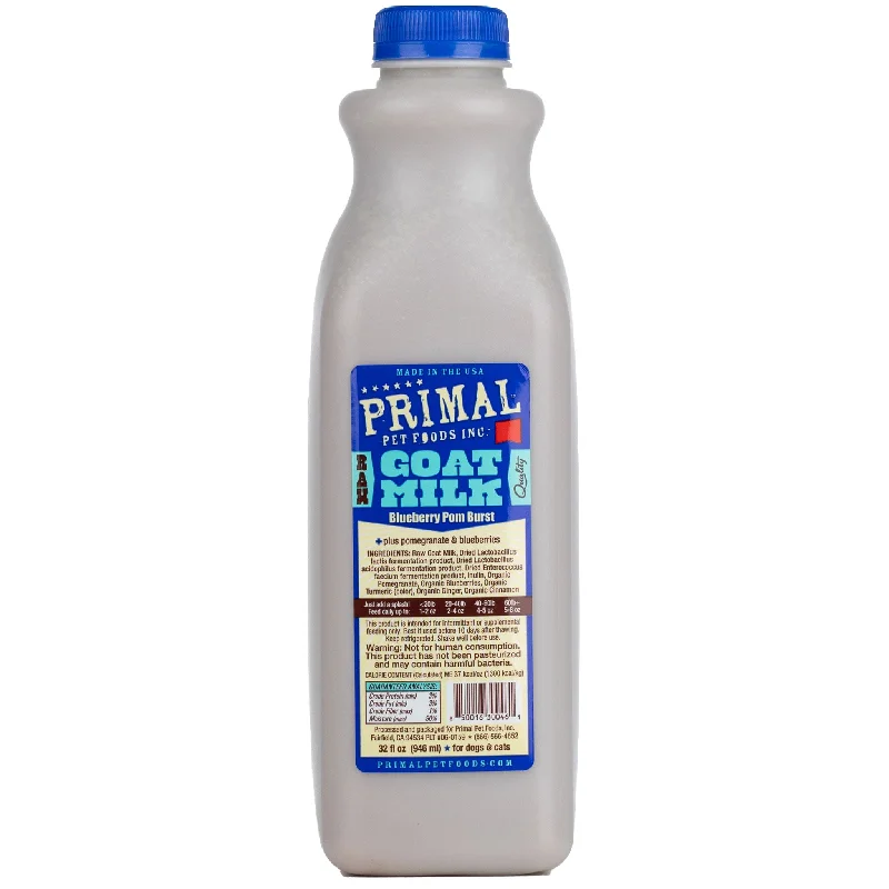 Primal Raw Goat's Milk Dog Blueberry 32 oz