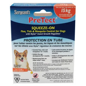 Sergeant's PreTect Squeeze-On Flea, Tick & Mosquito Control for Dogs