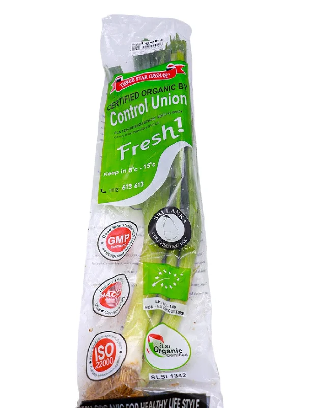 THREE STAR ORGANIC Leeks, 250g