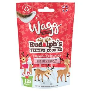 Wagg - Rudolphs Festive Cookies - Cinnamon & Coriander - 125g